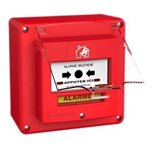 4713R1C-RF3 Déclencheur manuel étanche Radio+capot