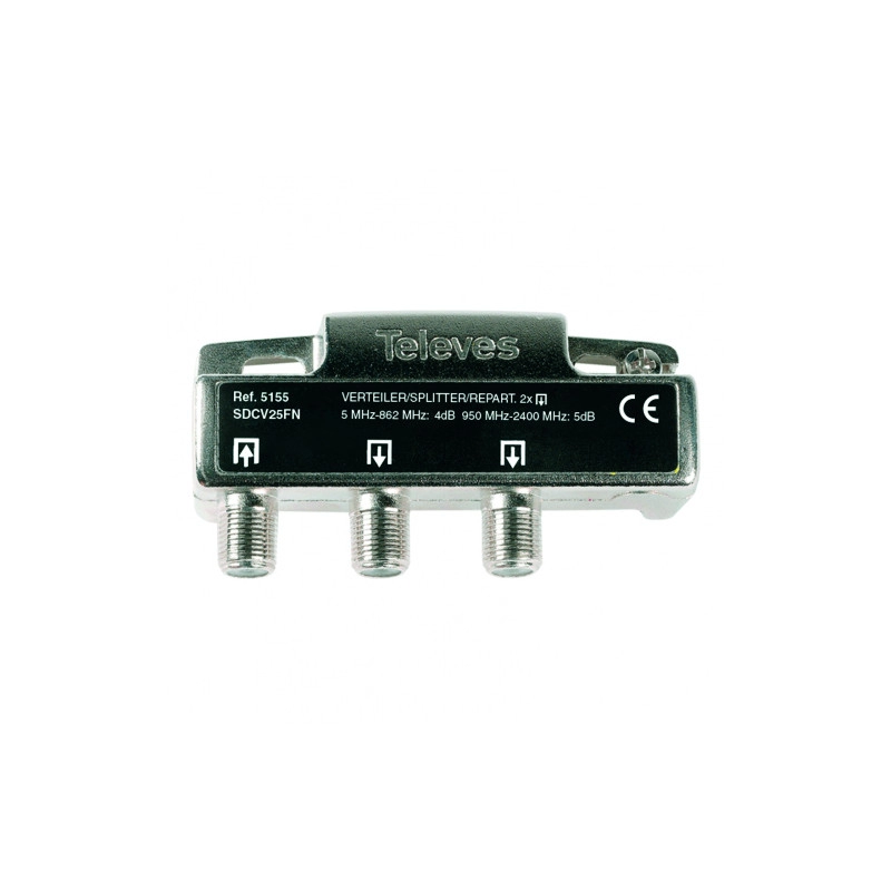 5155 <div itemprop="description"> REPARTITEUR 2D 4/5DB AVEC PASSAGE CC SUR TOUTES LES VOIES</div>