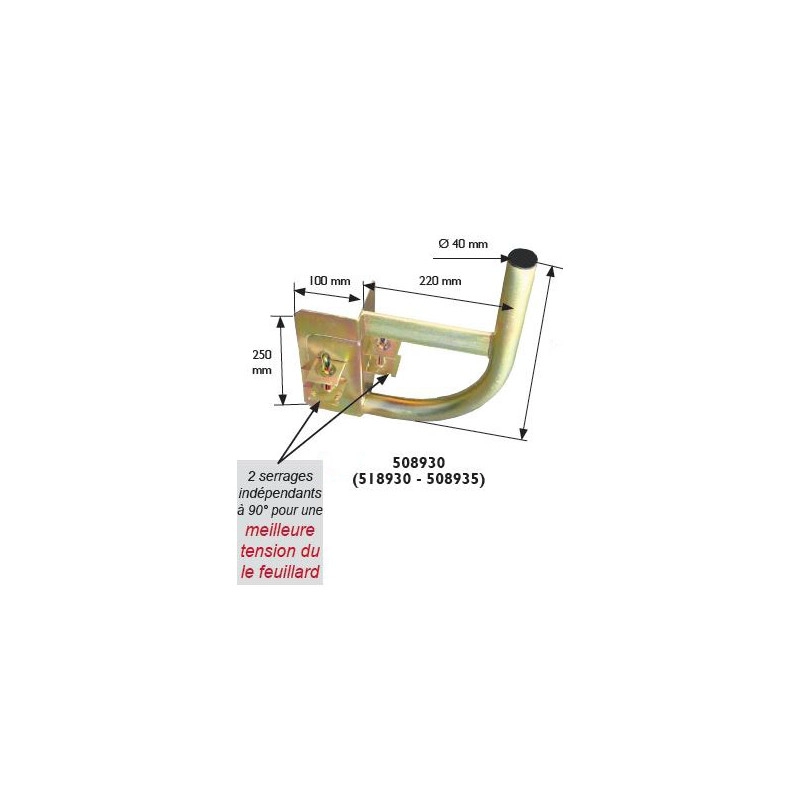 518930 <div itemprop="description"> CERCLAGE SIMPLE + MAT COUDE DEP 220 POUR ANTENNE SAT ZINC BL</div>