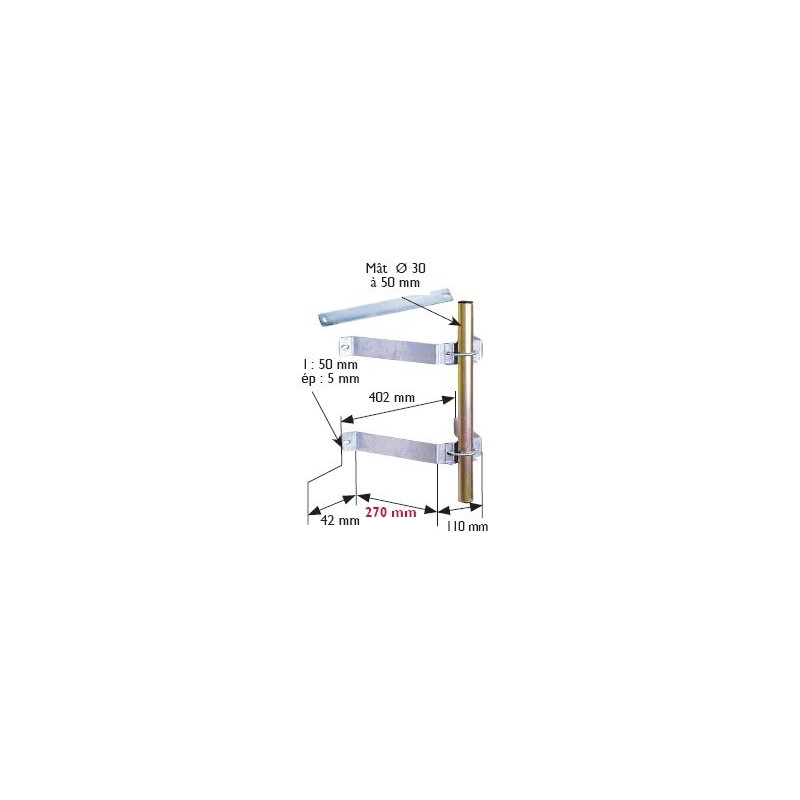 519164 <div itemprop="description"> FIXATIONS MURALES DEP 280 ASCENSEUR LA PAIRE ZING BL</div>