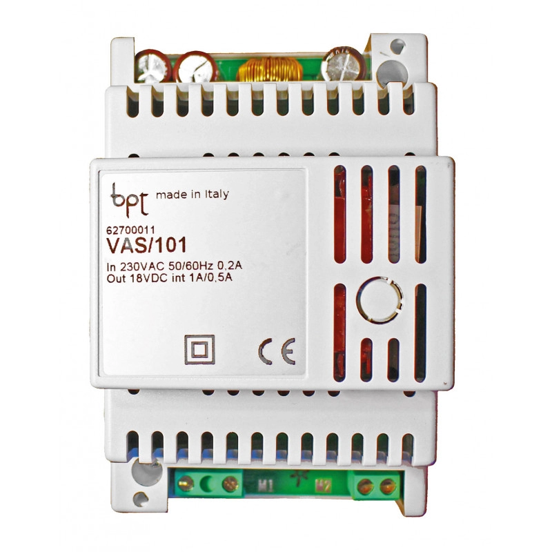 62700011 <div itemprop="description"> VAS/101 - TRANFORMATEUR MODULAIRE 230/18VCC - 1A</div>