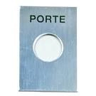640007 PLAQUE INOX GRAVEE  PORTE