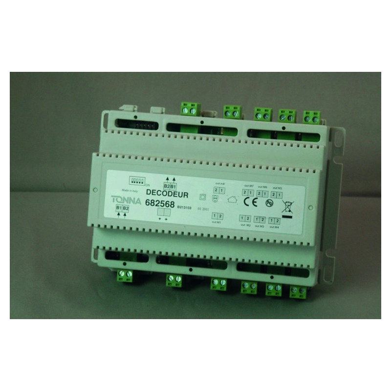 682568 <div itemprop="description"> DECODEUR AUDIO/VIDEO BUS 2 FILS. 8 SORTIES</div>