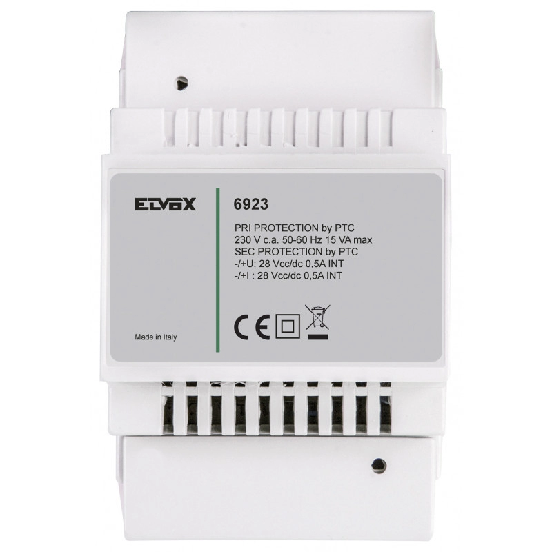 					6923 < > ALIMENTATION DIN SUPPLEMENTAIRE AUDIO-VIDEO POUR 2 FILS ELV</>