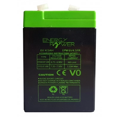 6V45AH <div itemprop="description"> BATTERIE ENERGY POWER 6V 4.5AH EN BAC V0</div>