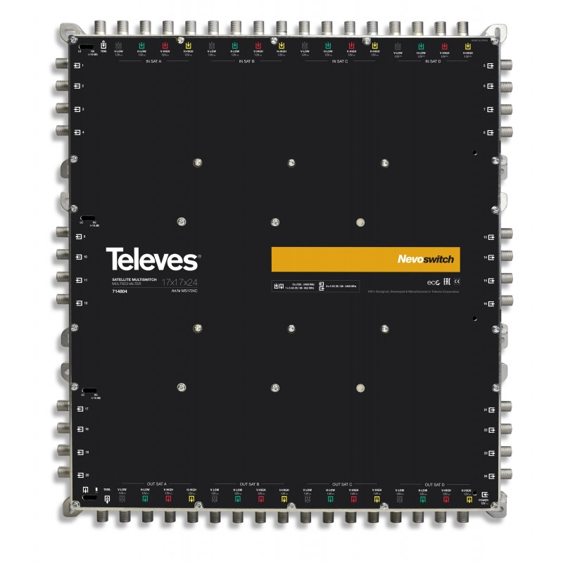 714804 <div itemprop="description"> NEVOSWITCH 17E/24S TERMINAL/CASCADABLE</div>