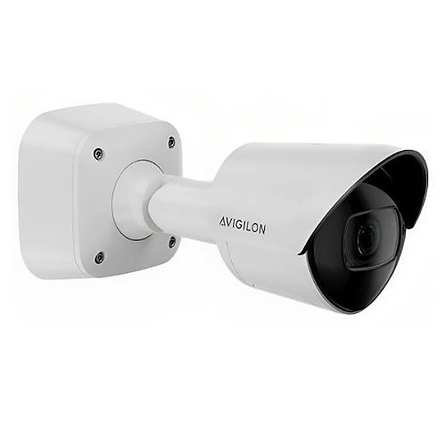 8.0C-H6A-BO1-IR Avigilon Unity 8.0C-H6A-BO1-IR Caméra Bullet IP 8MP avec microphone, objectif varifocal 4,4-9,3mm, Lightcatcher, blanc