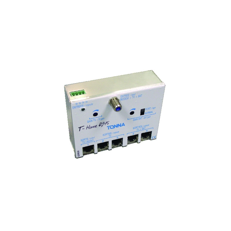 828636 <div itemprop="description"> AMPLI TV 1E 4S RJ45 REGLAB MODULAIRE+ FILTRE</div>