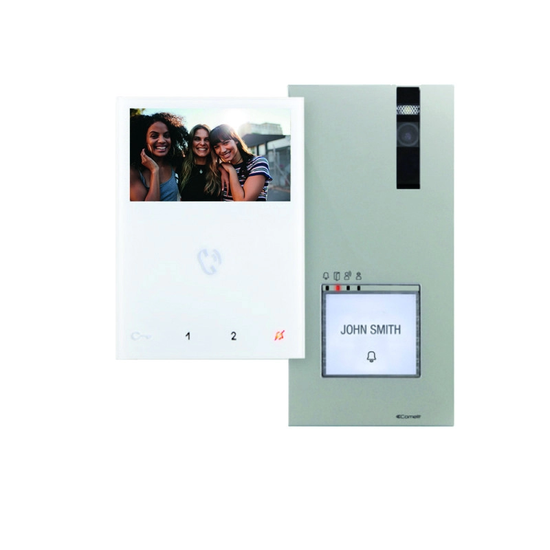 8461VBM <div itemprop="description"> KIT VIDEO 1 APPEL PLATINE QUADRA + MONITEUR MINI ML</div>