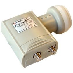 					9720 LNB large bande - 2 sorties verticales et hirizontales 290à2340MHz