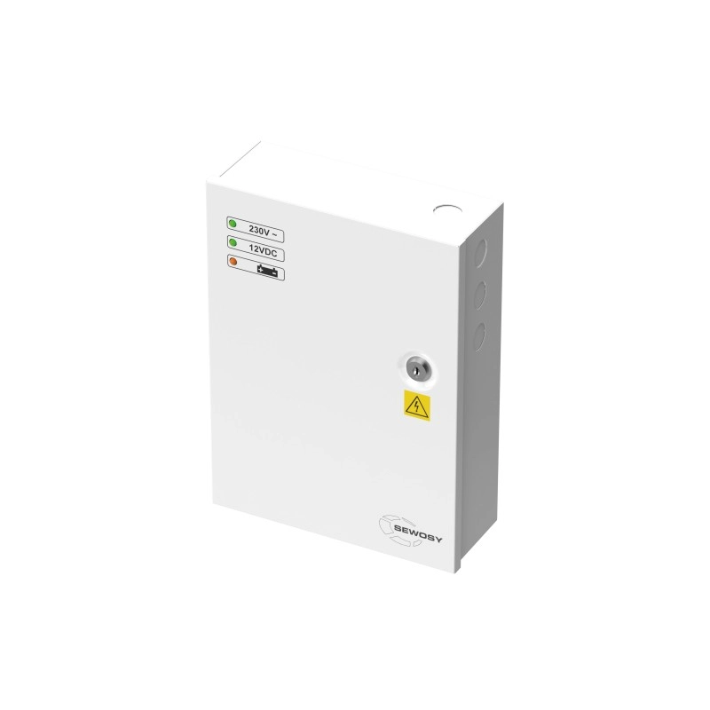 					AD1205SR ALIMENTATION SECOURUE 12V - 5A EN COFFRET MÉTAL (PRÉVOIR BATTERIE 12V 7AH)