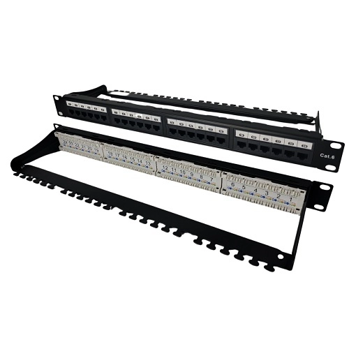 					ADI-PP-C6-24-180 ADI PRO ADI/ACC-WC-PP-C6-24-1U-1 CAT6 24-Port Insert Patch Panel