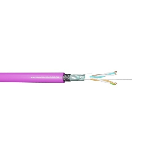 ADIC6ASFTPLSZDP500  500m Cat 6A, 4pr S/FTP Pur LSZH Dca