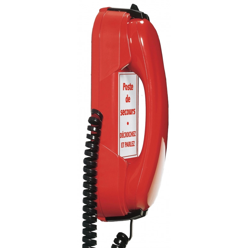 ATRO3001 <div itemprop="description"> TELEPHONE ROUGE D`URGENCE - APPEL AU DECROCHE SANS CLAVIER</div>