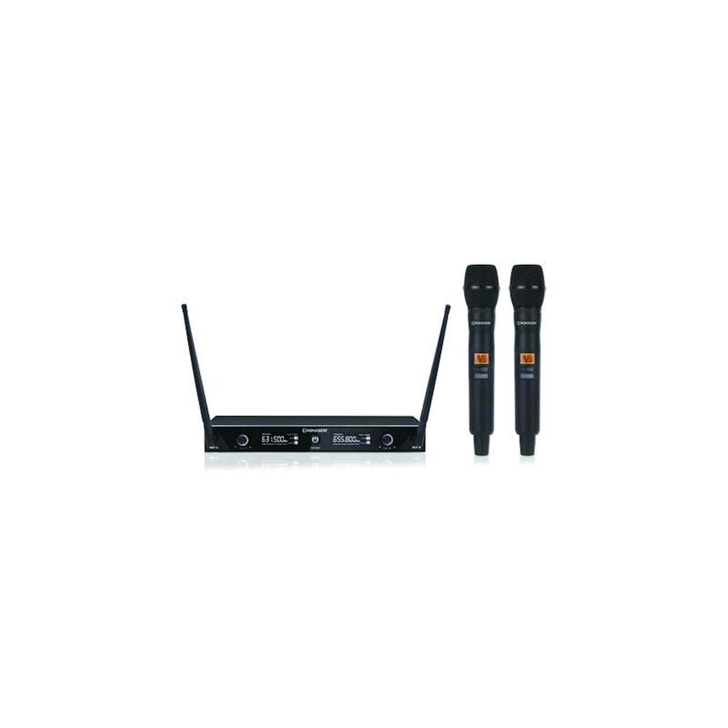 BE1020 <div itemprop="description"> ENSEMBLE UHF DOUBLE DIVERSITY AVEC 2 MICROS MAINS</div>