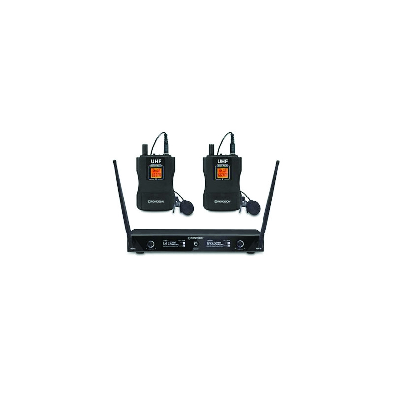 BE10202BP <div itemprop="description"> ENSEMBLE UHF DOUBLE DIVERSITY AVEC 2 MICROS CRAVATES</div>