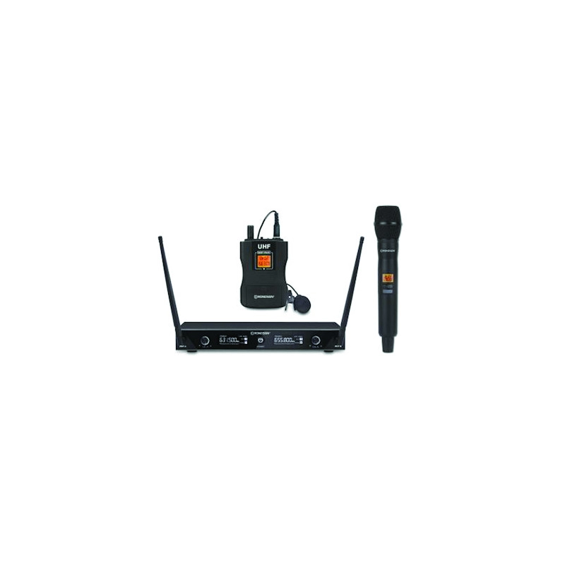 BE1020MICBP <div itemprop="description"> ENSEMBLE UHF DOUBLE DIVERSITY AVEC 1 MICRO MAIN ET 1 CRAVATE</div>