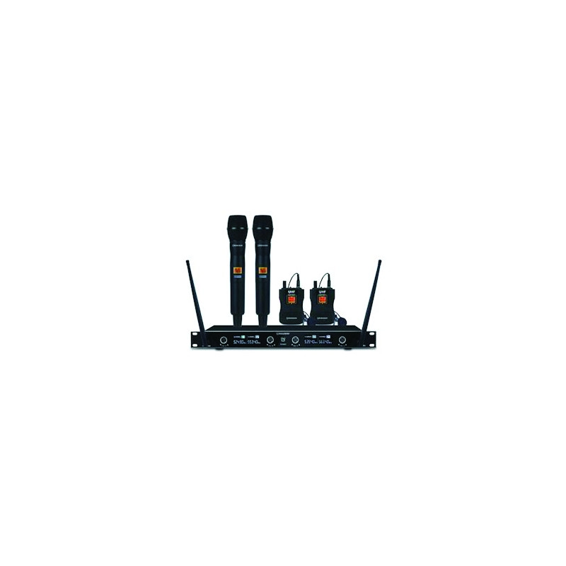 BE10402MIC2BP <div itemprop="description"> ENSEMBLE UHF DOUBLE DIVERSITY AVEC 2 MICRO MAIN ET 2 CRAVATE</div>