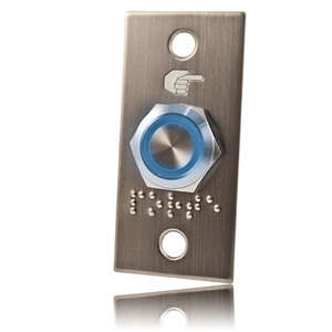 					BOPO-I BOUTON POUSSOIR INOX+ PLAQUE INOX ENCASTRÉ