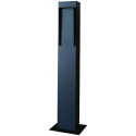 BORN160 Borne parking acier hauteur 1.60m visiere 