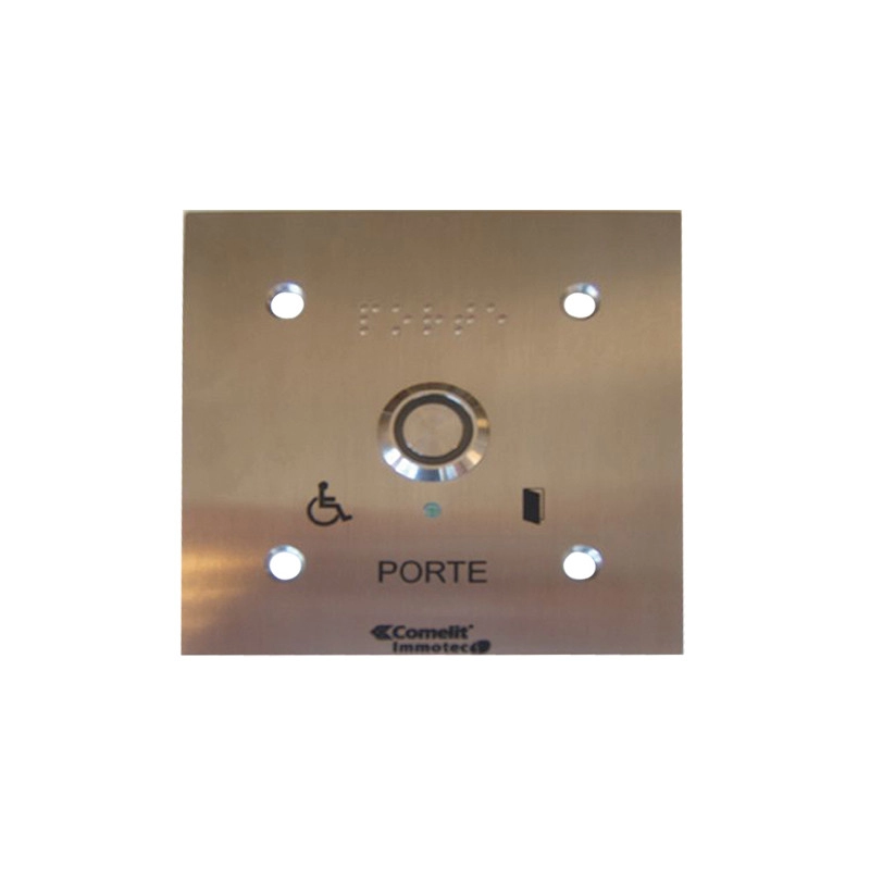 BP203L <div itemprop="description"> BOUTON POUSSOIR INOX LUMINEUX NO/NF FAÃ‡ADE 100X100MM BRAILLE</div>