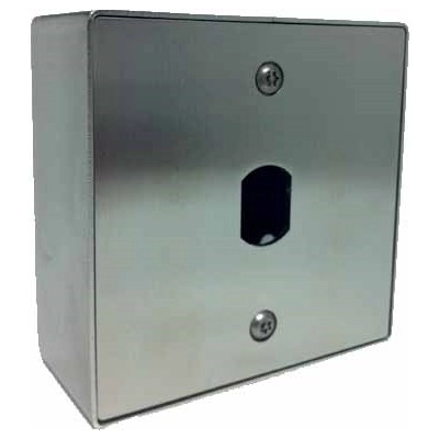 BS11PP <div itemprop="description"> PLAQUE INOX SUR BOITIER SAILLIE 110X110MM PRE-PERCEE T25</div>