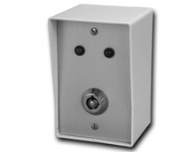 					BSE31 Boîtier de commande saillie 2 LEDs, acier blanc, AP        