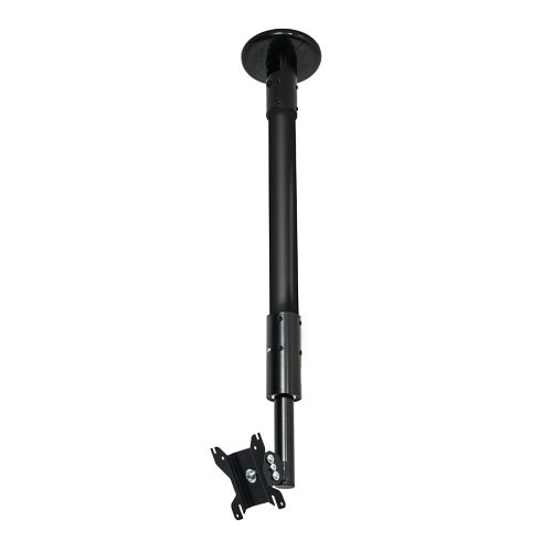 BT7553-050-BB SUPPORT MON PLAFOND 0,5M NOIR/NOIR
