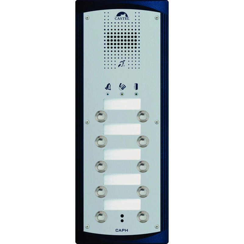 CAPH10B <div itemprop="description"> PORTIER AUDIO 10 BOUTONS D`APPEL CONFORME LOI HANDICAP</div>