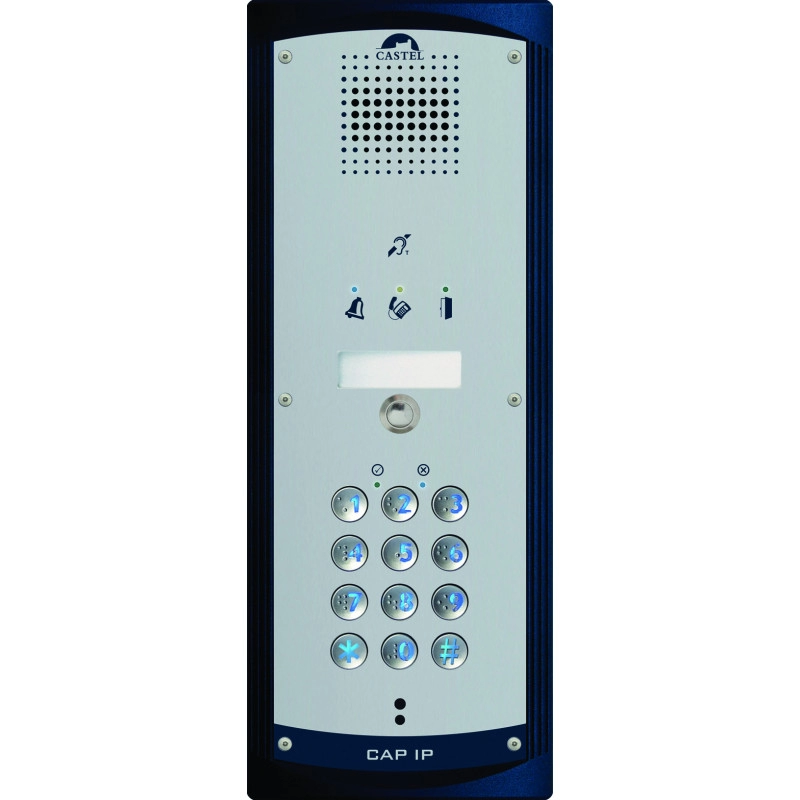 CAPIP1BCLAVP <div itemprop="description"> PORTIER AUDIO FULL IP/SIP 1 BP + CLAVIER POE</div>