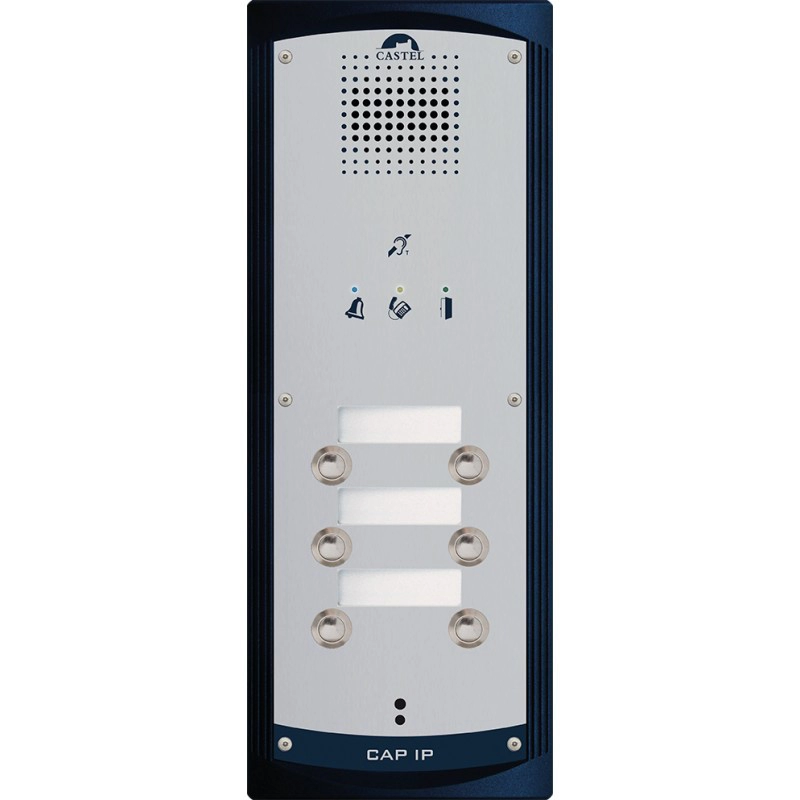 CAPIP6BP <div itemprop="description"> PORTIER AUDIO FULL IP/SIP 6 BP LOI HANDICAP POE</div>