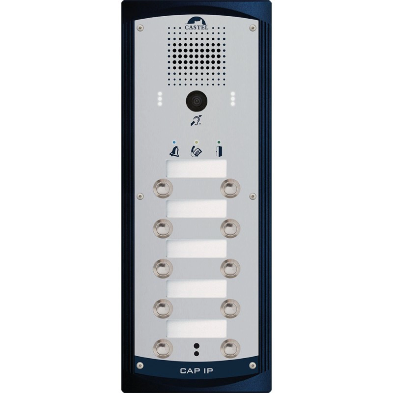 CAPIPV10BP <div itemprop="description"> PORTIER VIDEO FULL IP/SIP 10 BP LOI HANDICAP POE</div>