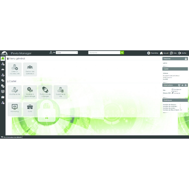 CASTELACCES <div itemprop="description"> LOGICIEL DE CONTRÃ”LE D`ACCES POUR UNE GESTION DES BADGES</div>