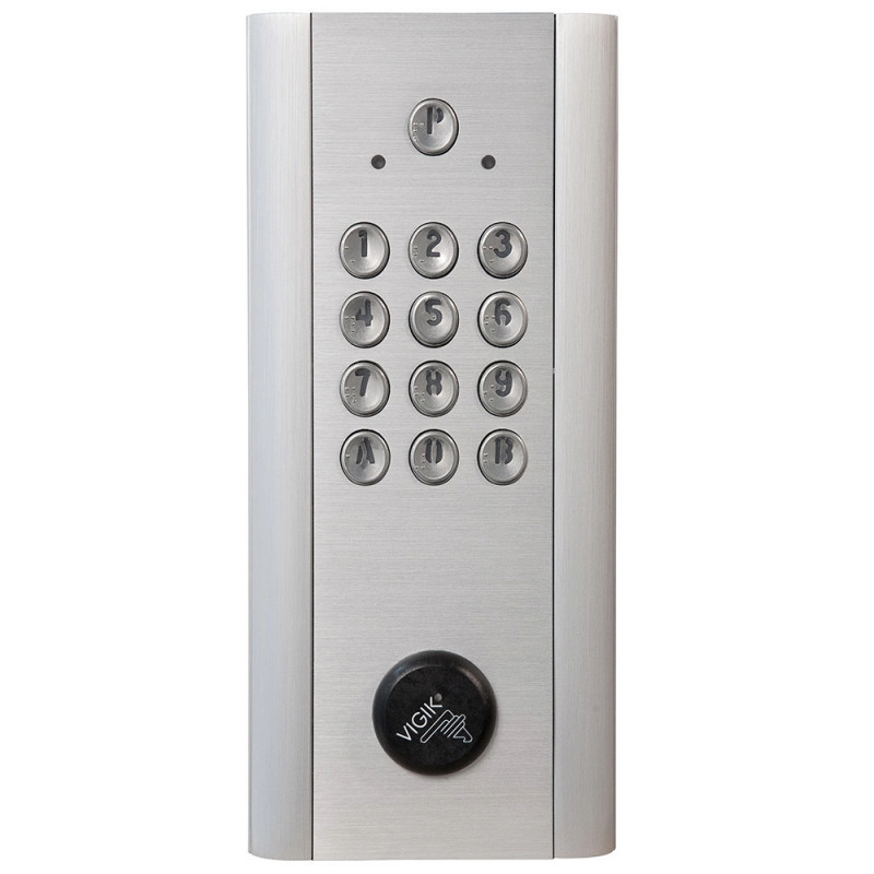 CHR414 <div itemprop="description"> CLAVIER CODE ALU ENCASTRE + HL2</div>