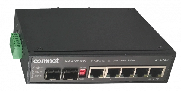 CNGE6FX2TX4POE SWITCHES 6 port Gigabit 30W POE