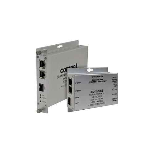 CNMC2+1SFP-M MEDIA CONVERTERS 2 Channel Media Convert