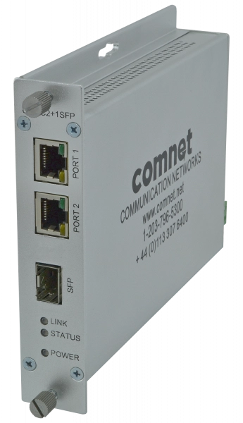 CNMC2+1SFP TRANSMISSIE GLASV 2 Channel Media Conver