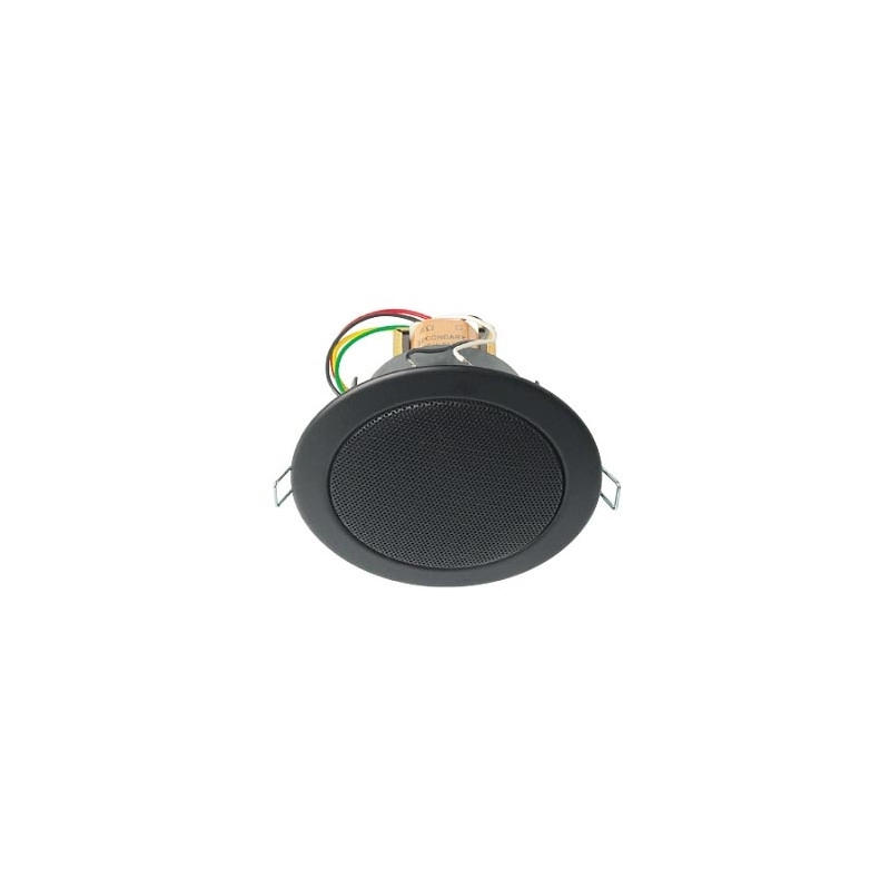 CS3003N <div itemprop="description"> HAUT-PARLEUR DE PLAFOND (SPOT) METAL NOIR - 6/4/2W / 100V</div>