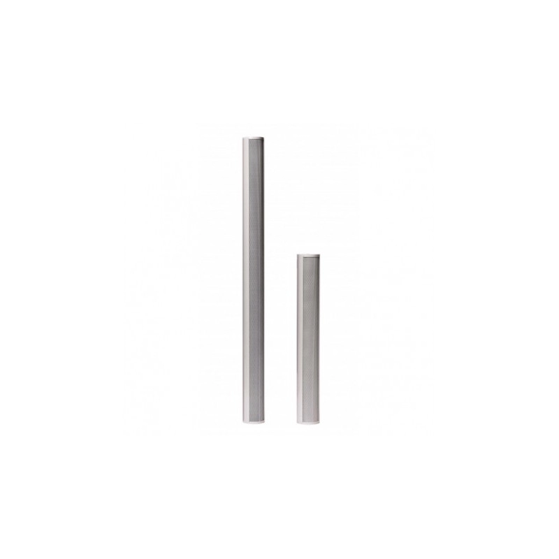 CS908 <div itemprop="description"> COLONNE ALU TUBE LAQUE BLANC - 8 HP X 5 CM - 40/20W / 100V</div>
