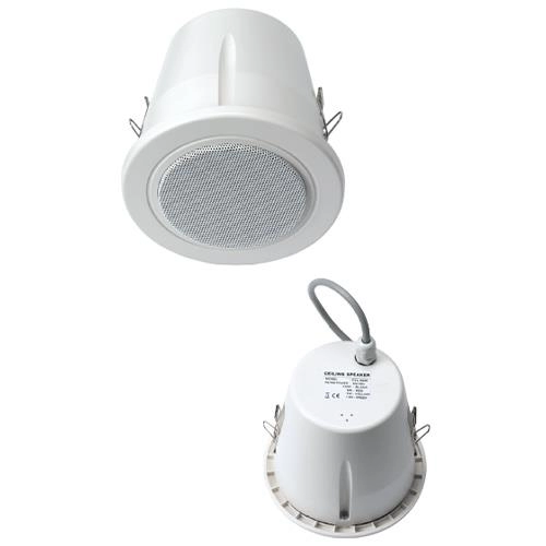 CSL-443K <div itemprop="description">Rondson Haut-Parleur De Plafond Étanche 6w En 100v Blanc</div>