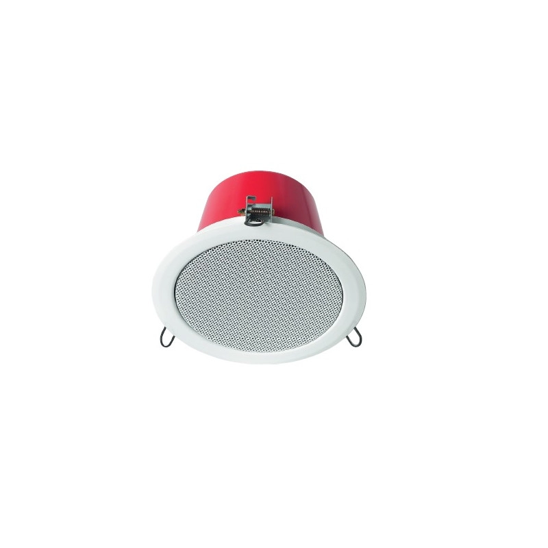 CSL615TFB <div itemprop="description"> HAUT-PARLEUR DE PLAFOND ANTI-FEU METAL BLANC CAPOT ALU</div>