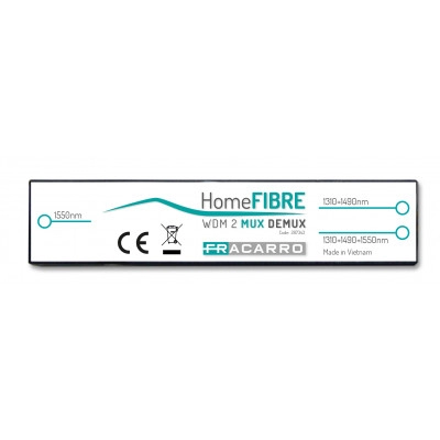 					CWDM2 MULTIPLEXEUR DÉMULTIPLEXEUR OPTIQUE 2 LONGUEURS D`ONDES POUR 2 SAT