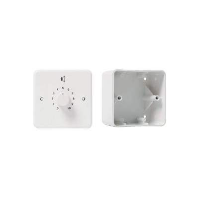 DAT6 <div itemprop="description"> ATTENUATEUR 6W/100V 10 POSITIONS + ARRET BOITIER PLASTIQUE</div>