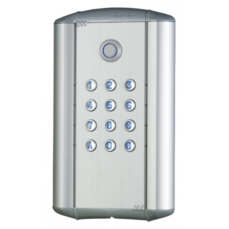 DC100E <div itemprop="description"> CLAVIER ALU RETRO ECL 100 CODES 2 RELAIS</div>