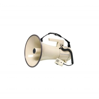 DER67S <div itemprop="description"> PORTE-VOIX AVEC SIRENE 35 WATTS MAX. MICROPHONE A MAIN</div>