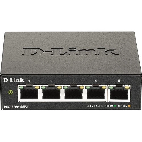 DGS-1100-05V2-E 0 Easy Smart 5 ports Gigabit