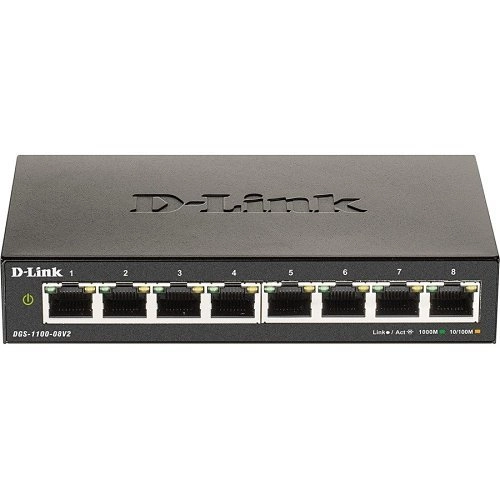 DGS-1100-08V2-E 0 Easy Smart 8 Ports Gigabit