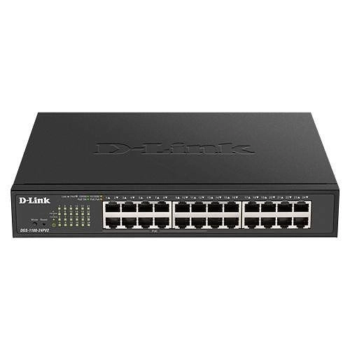DGS-1100-24PV2-E SWITCHES EasySmart 24P Gb 12PoE 100W