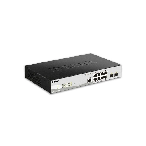 DGS-1210-10PMEE Smart+ L2+ 8p Gb PoE+ &2SFP Budget 78W