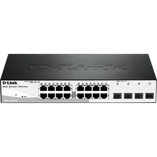 DGS-1210-20-E SWITCHES Smart L2 16P Gb +4SFP